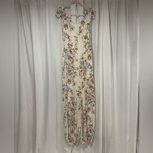 Free People Floral Jumpsuit